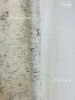 Picture of Basmati Cream Velvet eyelet curtain and lace